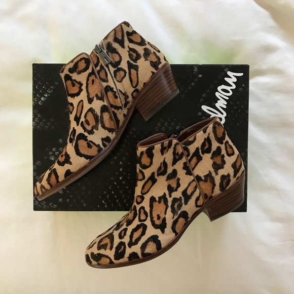 sam edelman petty leopard booties